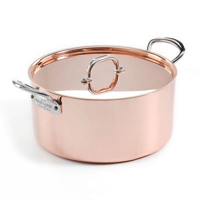 Samuel Groves Copper Induction Casserole Pan With Lid