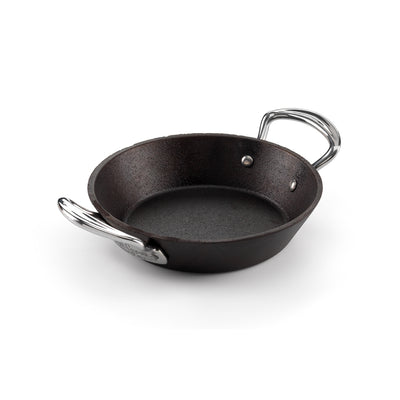 Samuel Groves Britannia Cast Iron Double Handled Skillet