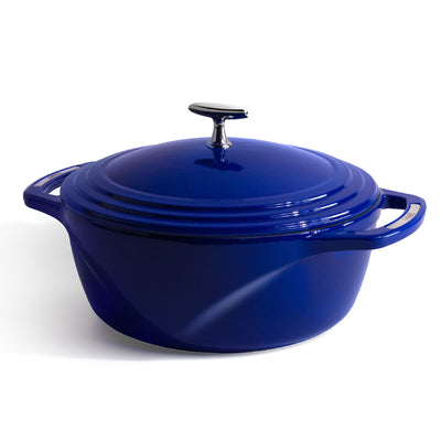 Lodge Enamel Dutch Oven Icon Blue 5.6L