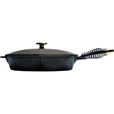 FINEX 30 cm Cast Iron Skillet With Lid