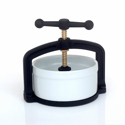 Robert Welch Cast Iron and Ceramic Bowl Meat Press