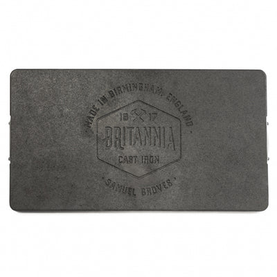 Samuel Groves Britannia Cast Iron Double Burner Griddle