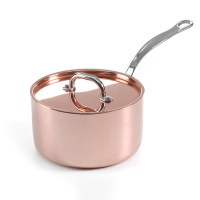 Samuel Groves Copper Clad Saucepan and Lid