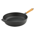 Carl Victor Cast Iron 28cm Saute Pan Wood Handle