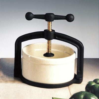 Robert Welch Cast Iron and Ceramic Bowl Meat Press