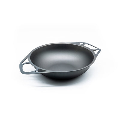 SOLIDTEKNICS Dual Handed 30cm Iron Wok