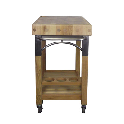 Designer Butcher's Block Kitchen Trolley