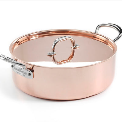 Samuel Groves Copper Clad Sauté Pan & Lid with Side Handles
