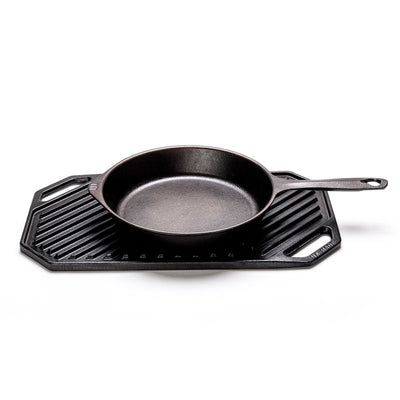 Emba Cast Iron Griddle and Skillet Starter Set