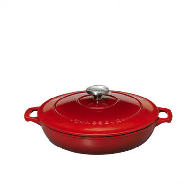 Chasseur Cast iron Serving Casserole - Chilli  Red