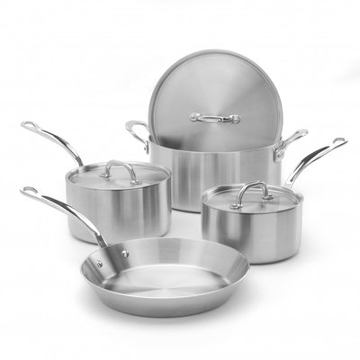 Samuel Groves Classic 4 Piece Stainless Steel Tri-Ply Saucepan Set